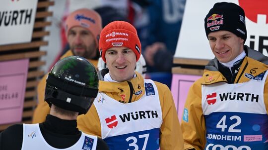 Karl Geiger und Andreas Wellinger Karl Geiger und Andreas Wellinger