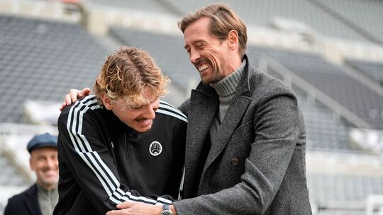 Nick Woltemade und Peter Crouch