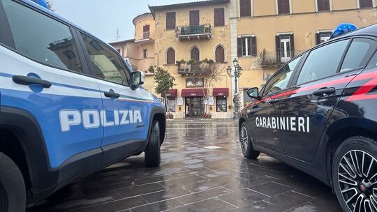 Autos der italienischen Polizei