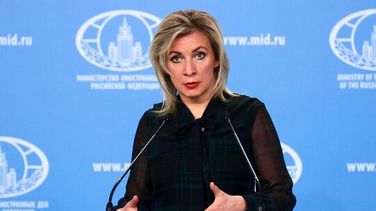 Sprecherin des russischen Außenministeriums Sacharowa