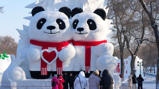 Eisfestival in Harbin