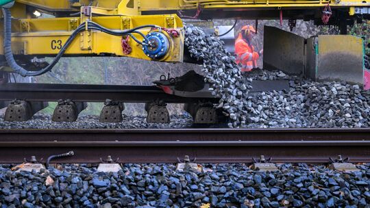 Bauarbeiten an der Anhalter Bahn