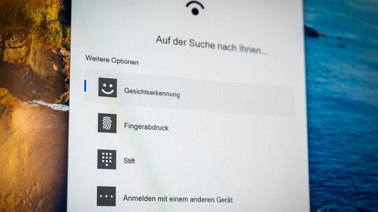 Biometrische Authentifizierung für Passkeys bei Windows