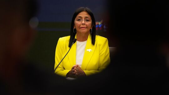 Venezolanische Vizepräsidentin Delcy Rodriguez Venezolanische Vizepräsidentin Delcy Rodriguez