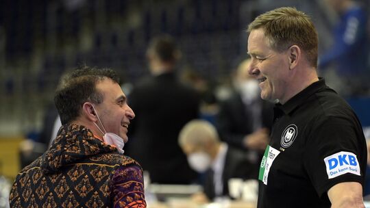 Bob Hanning (l) und Alfred Gislason