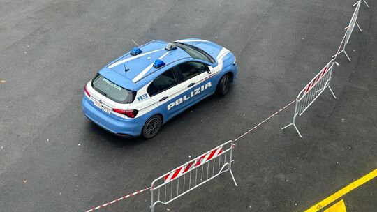 ILLUSTRATION - Auto der italienischen Polizei