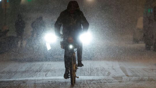 Winterwetter in Frankreich