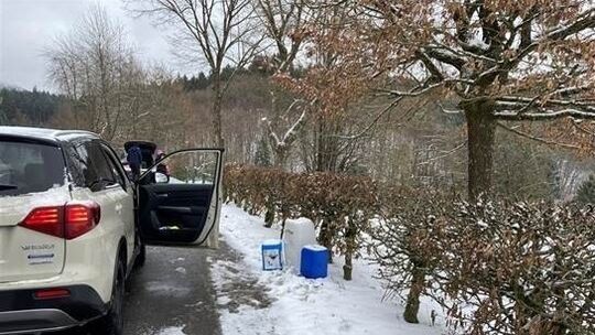 Lichtbild der Abfallablagerung in Herresbach