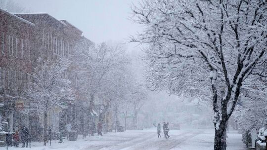Winterwetter in Vermont