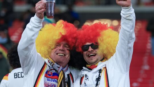 Deutsche Fußball-Fans Deutsche Fußball-Fans