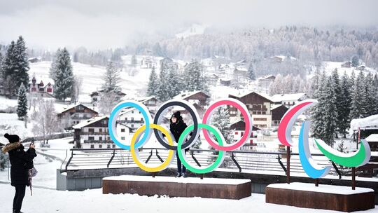 Vor den Olympischen Winterspielen in Italien