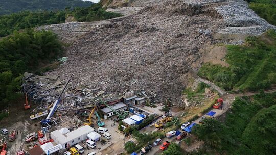 Einsturz einer Mülldeponie auf den Philippinen