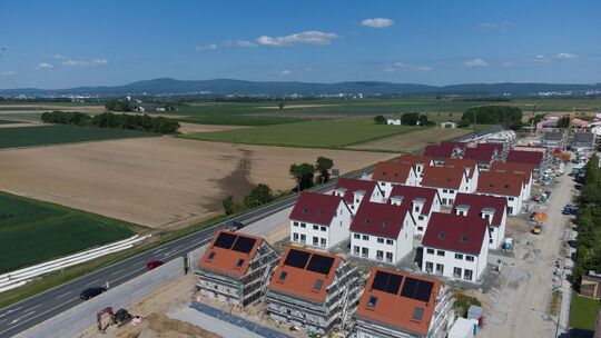 Flächenverbrauch in Hessen - Neubausiedlung Flächenverbrauch in Hessen - Neubausiedlung