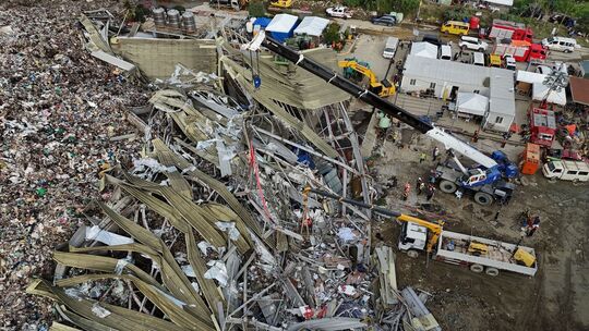 Einsturz einer Mülldeponie auf den Philippinen
