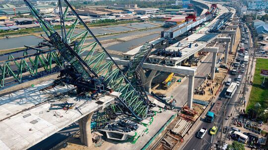 Baustellen-Unglück in Thailand