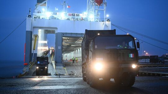 Große Verlegeübung der Nato: "Steadfast Dart" Große Verlegeübung der Nato: "Steadfast Dart"