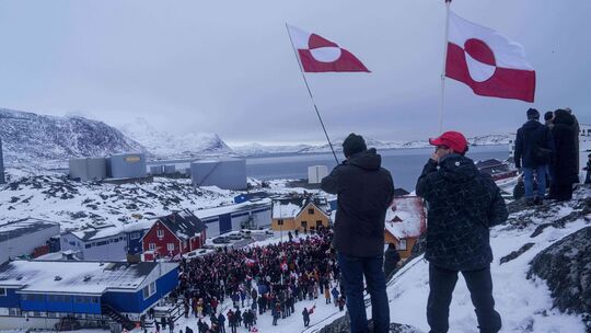 Grönland-Konflikt - Proteste in Grönland