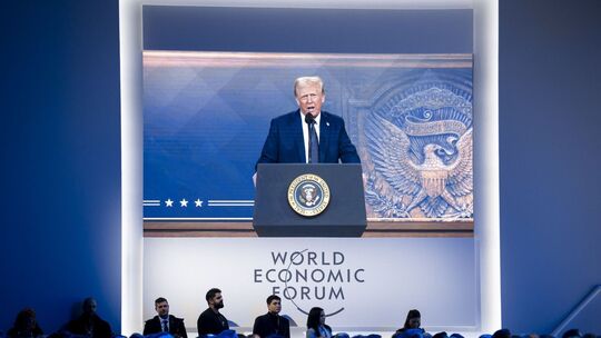 US-Präsident Trump beim Weltwirtschaftsforum in Davos