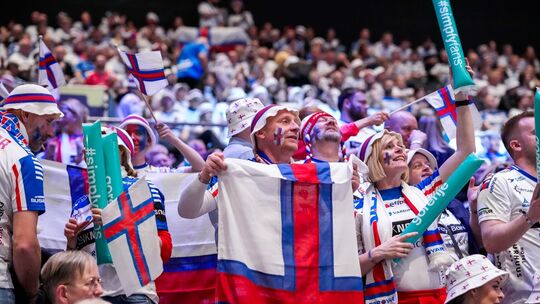Handball-Fan der Färöer