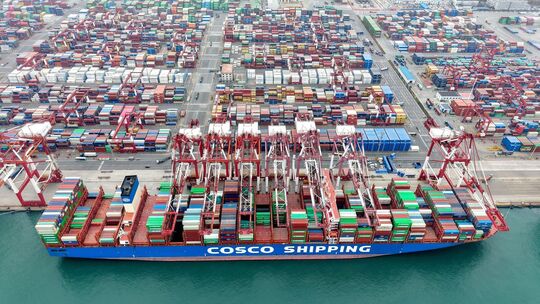 Containerhafen von Qingdao