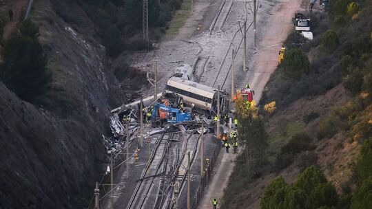 Zugunglück in Spanien