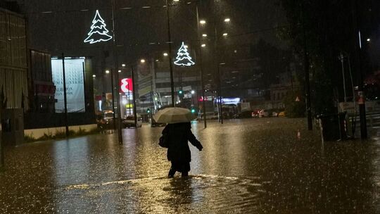 Unwetter in Griechenland