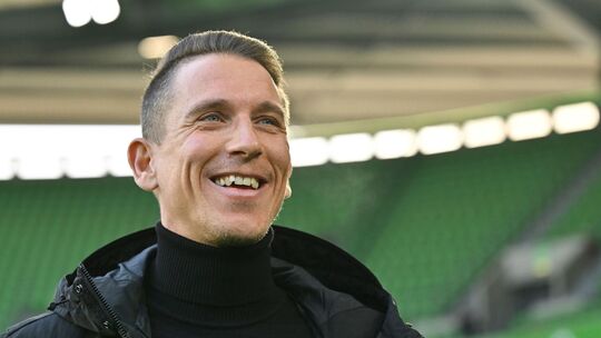 Trainer Daniel Bauer vom VfL Wolfsburg