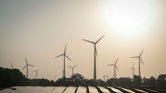 Solar- und Windkraft