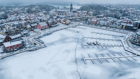 Winterwetter in der Seenplatte