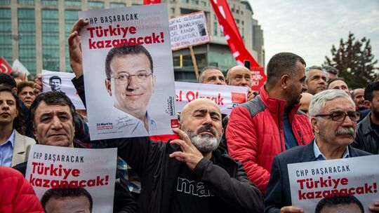 Demonstration in Istanbul