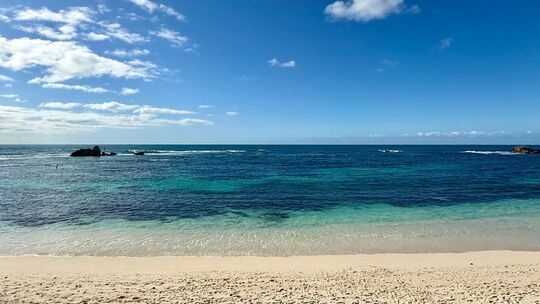 Strand auf Rottnest Island in Westaustralien Strand auf Rottnest Island in Westaustralien