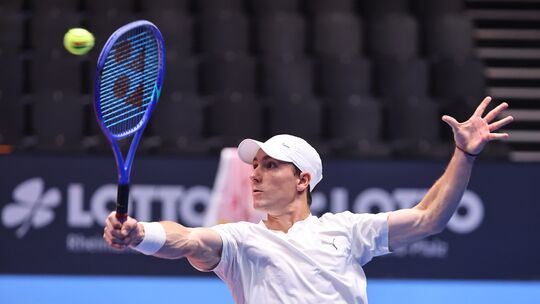 Florian Broska, der Lokalmatador der Koblenz Tennis Open, freut sich riesig auf sein Viertelfinale am Freitag in der EPG Arena g