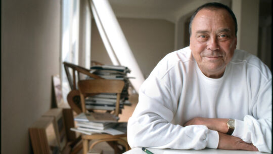 Günther Uecker - Künstler, Düsseldorf 1997