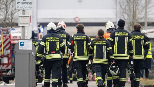 Großbrand in Darmstädter Forschungszentrum