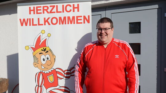 Mirco Blatt von der Karnevalgesellschaft Niederkirchspiel (KGN) freut sich auf den diesjährigen Rosenmontagszug in Boppard-Oppen