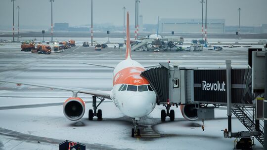 Winterwetter - Flughafen Berlin/Brandenburg