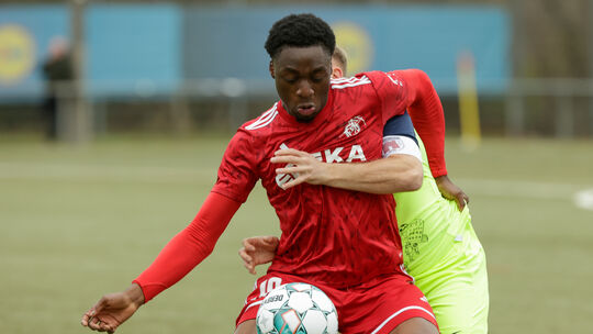 Rübenachs Hamza Aliou traf zweimal beim Testspiel gegen die A-Jugend der SG 2000 Mülheim-Kärlich. Allerdings gab's beim 5:3 auch