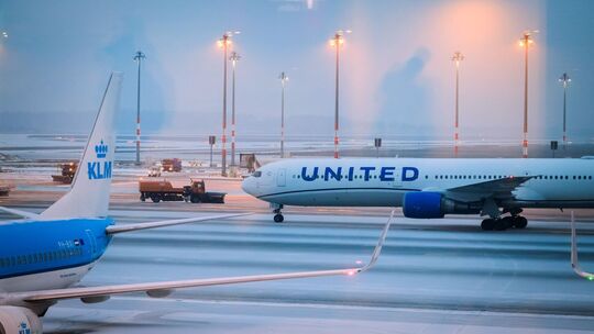Winterwetter - Flughafen Berlin/Brandenburg