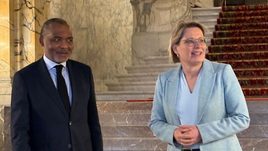 Bundesjustizministerin Hubig in Den Haag