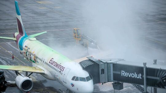 Winterwetter - Flughafen Berlin/Brandenburg