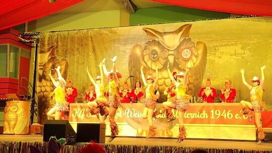 Die Jugendtanzgruppe begeisterte mit ihrem Tanz zum Thema „Wilder Westen – Cowgirls“.