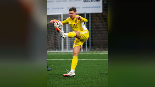 Jannik Auler erzielte das zwischenzeitliche 1:2 für seinen TuS Kirchberg beim SV Untermosel. Das war aber zu wenig. Am Ende stan