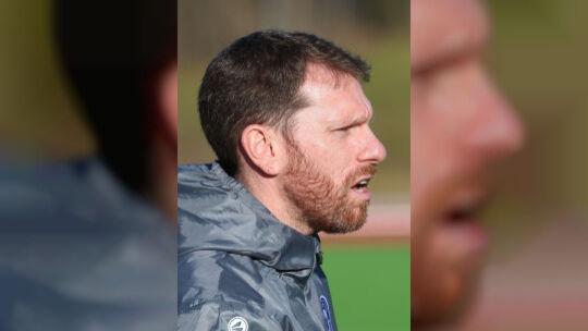 Cosmos-Coach Manuel Fuster war einverstanden mit der Leistung seine Mannschaft beim 3:0-Sieg gegen den 1. FCA Darmstadt. Ledigli
