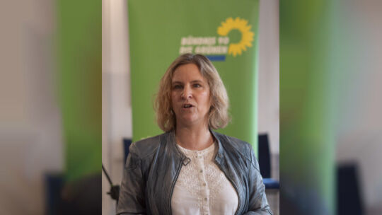 In ihrer Rede betonte die Landesministerin Katrin Eder die Erfolge der Grünen während 15 Jahren Regierungsarbeit in Rheinland-Pf