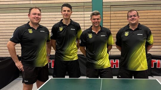 Das Team des VfL Nastätten bot Spitzenreiter TTF Oberwesterwald einen großen Kampf.