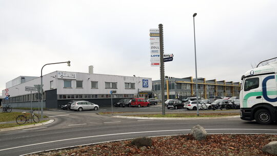 ZF in der Carl-Später-Straße im Koblenzer Industriegebiet in Kesselheim