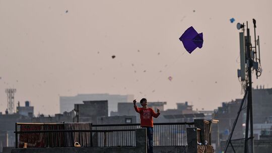 Drachenflug-Fest in Lahore
