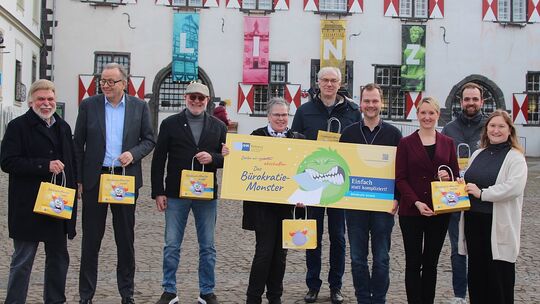 In Linz stellte die IHK Koblenz ihre neue Kampagne "Bürokratie bremst" vor.