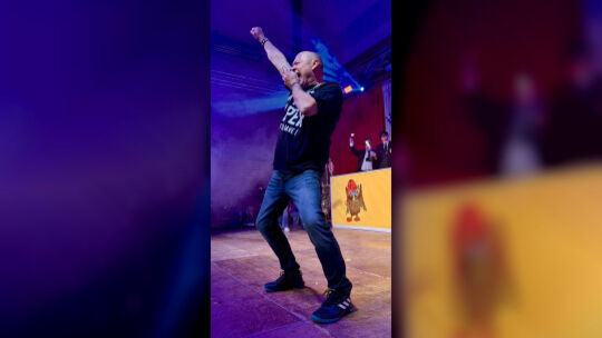 Alfred Dauscher rockte zur Playback-Show