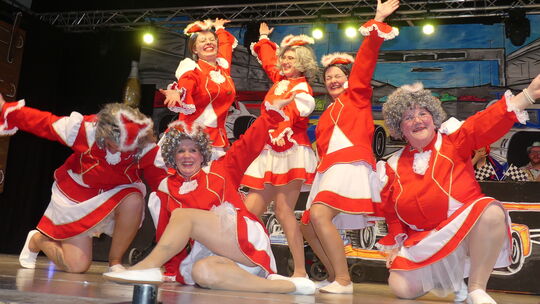 Die Damen der Stromberger ANG ("Auch namenlos grandios") ließen sich selbst im hohen Alter nicht von einem furiosem Gardetanz ab